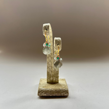 画像をギャラリービューアに読み込む, ✨NEW✨ シェル型 天然石のブーケピアス(タイプ⓵~⑩お選び下さい)