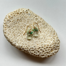 画像をギャラリービューアに読み込む, ✨NEW✨ シェル型 天然石のブーケピアス(タイプ⓵~⑩お選び下さい)