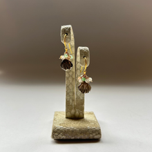 画像をギャラリービューアに読み込む, ✨NEW✨ シェル型 天然石のブーケピアス(タイプ⓵~⑩お選び下さい)