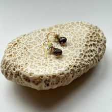 画像をギャラリービューアに読み込む, ✨NEW✨ シェル型 天然石のブーケピアス(タイプ⓵~⑩お選び下さい)