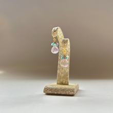 画像をギャラリービューアに読み込む, ✨NEW✨ シェル型 天然石のブーケピアス(タイプ⓵~⑩お選び下さい)