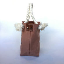 画像をギャラリービューアに読み込む, BRANCHES オリジナル トートバッグ *珊瑚刺繍入り*オールドローズ~グレー刺繡