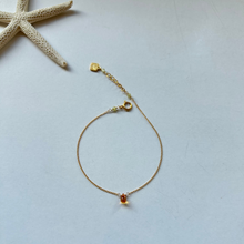 画像をギャラリービューアに読み込む, スぺサタイトガーネットのブレスレット