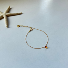 画像をギャラリービューアに読み込む, スぺサタイトガーネットのブレスレット