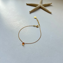 画像をギャラリービューアに読み込む, スぺサタイトガーネットのブレスレット