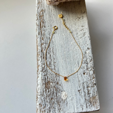 画像をギャラリービューアに読み込む, スぺサタイトガーネットのブレスレット