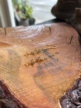 画像をギャラリービューアに読み込む, スぺサタイトガーネットのロングピアス