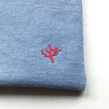 画像をギャラリービューアに読み込む, デニムポーチ Lサイズ (ライトブルー)