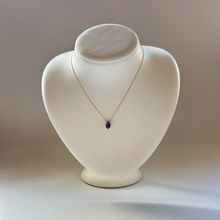 画像をギャラリービューアに読み込む, アメシストのネックレス/ツイスト