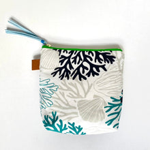 画像をギャラリービューアに読み込む, ポーチ Sサイズ *サンゴ&シェル柄