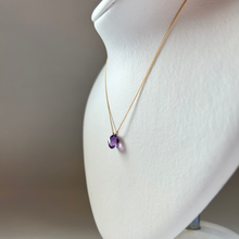 画像をギャラリービューアに読み込む, アメシストのネックレス/ツイスト