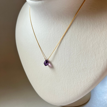 画像をギャラリービューアに読み込む, アメシストのネックレス/ツイスト