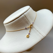 画像をギャラリービューアに読み込む, アメシストのネックレス/ツイスト