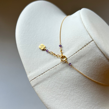 画像をギャラリービューアに読み込む, アメシストのネックレス/ツイスト