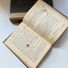 画像をギャラリービューアに読み込む, アメシストのネックレス/ツイスト