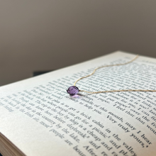 画像をギャラリービューアに読み込む, アメシストのネックレス/ツイスト