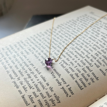 画像をギャラリービューアに読み込む, アメシストのネックレス/ツイスト