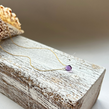 画像をギャラリービューアに読み込む, アメシストのネックレス/ツイスト