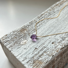 画像をギャラリービューアに読み込む, アメシストのネックレス/ツイスト