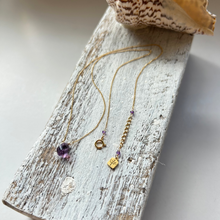 画像をギャラリービューアに読み込む, アメシストのネックレス/ツイスト