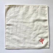 画像をギャラリービューアに読み込む, BRANCHES オリジナル 珊瑚刺繍入りミニハンカチタオル