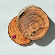 画像をギャラリービューアに読み込む, ルビーペアシェイプネックレス