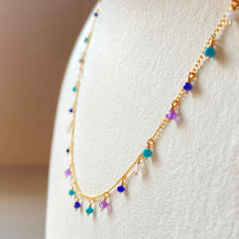 画像をギャラリービューアに読み込む, ラピスラズリの つぶつぶネックレス