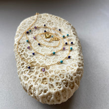 画像をギャラリービューアに読み込む, ラピスラズリの つぶつぶネックレス