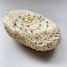 画像をギャラリービューアに読み込む, ラピスラズリの つぶつぶネックレス