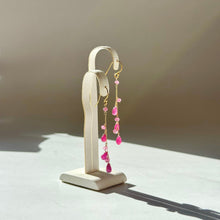 画像をギャラリービューアに読み込む, ルビー ロングピアス