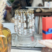 画像をギャラリービューアに読み込む, 淡水twin'sパールピアス(3粒)