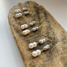 画像をギャラリービューアに読み込む, 淡水twin'sパールピアス(2粒)