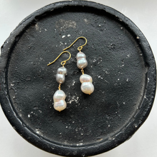 画像をギャラリービューアに読み込む, 淡水twin'sパールピアス(2粒)