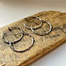 画像をギャラリービューアに読み込む, 🔹サージカルステンレス🔹 コーラルフープピアス / つや消し