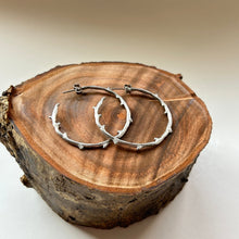 画像をギャラリービューアに読み込む, 🔹サージカルステンレス🔹 コーラルフープピアス / つや消し