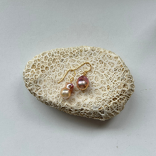 画像をギャラリービューアに読み込む, 淡水カラーパールの1粒ピアス