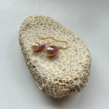 画像をギャラリービューアに読み込む, 淡水カラーパールの1粒ピアス