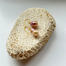 画像をギャラリービューアに読み込む, 淡水カラーパールの1粒ピアス