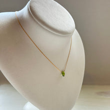 画像をギャラリービューアに読み込む, ペリドットネックレス/マーキス変形