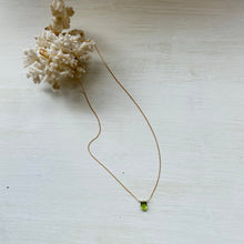 画像をギャラリービューアに読み込む, ペリドットネックレス/マーキス変形