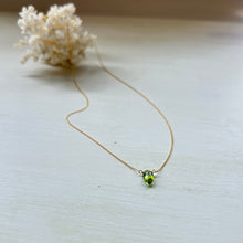 画像をギャラリービューアに読み込む, ペリドットネックレス/マーキス変形