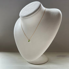 画像をギャラリービューアに読み込む, ペリドットネックレス/ブリオレット