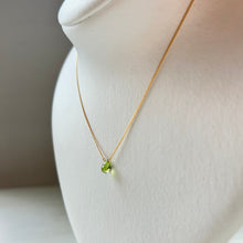 画像をギャラリービューアに読み込む, ペリドットネックレス/ブリオレット