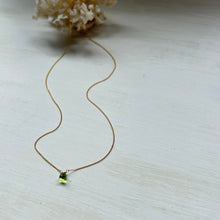 画像をギャラリービューアに読み込む, ペリドットネックレス/ブリオレット