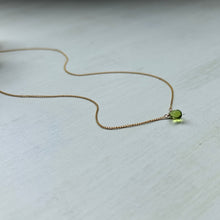 画像をギャラリービューアに読み込む, ペリドットネックレス/ブリオレット