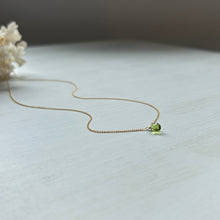 画像をギャラリービューアに読み込む, ペリドットネックレス/ブリオレット