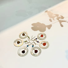 画像をギャラリービューアに読み込む, ✨NEW✨ 白蝶ドーナツ・天然石ピアス
