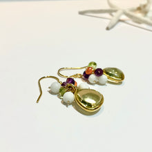 画像をギャラリービューアに読み込む, ✨NEW✨ 天然石のブーケピアス(フクリン)