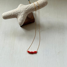 画像をギャラリービューアに読み込む, サルジ珊瑚ネックレス