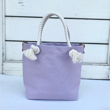 画像をギャラリービューアに読み込む, BRANCHES オリジナル トートバッグМ *珊瑚刺繍入り*ウィステリア(白刺繍、白紐)